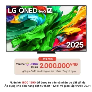 TV LG AI 2025 QNED evo AI Mini LED
